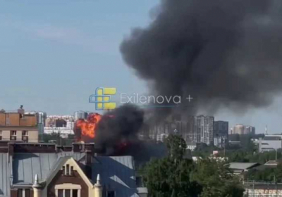 У Санкт-Петербурзі горить ангар із хімічними реагентами на заводі 