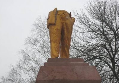 На Сумщині відновили Леніна, зруйнованого 