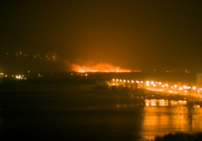 Пользователи соцсетей сообщают о большом пожаре возле Киева