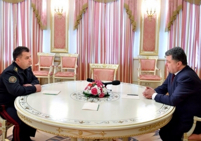 Степан Полторак, Петро Порошенко. Фото: president.gov.ua