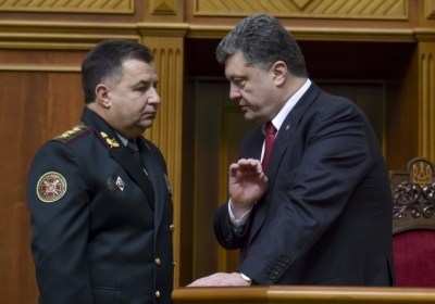 Степан Полторак, Петр Порошенко. Фото: president.gov.ua