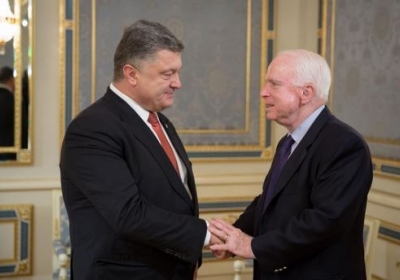 Петр Порошенко, Джон Маккейн Фото: president.gov.ua