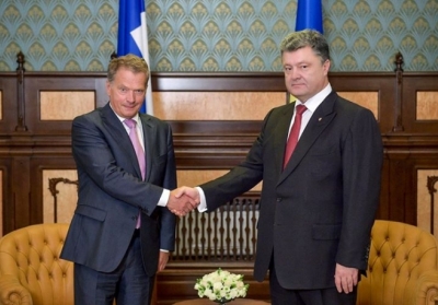 Петро Порошенко, Саулі Нійністьо Фото: president.gov.ua