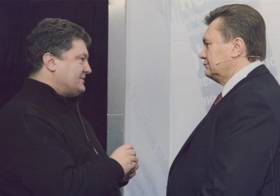 Петро Порошенко, Віктор Янукович. Фото: ordsite.blogspot.com