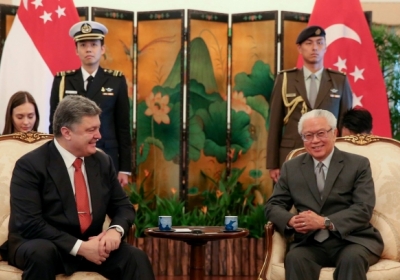 Петро Порошенко, Тоні Тан Кенг Йам. Фото: president.gov.ua
