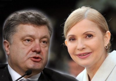 Петро Порошенко, Юлія Тимошенко. Колаж: AFP