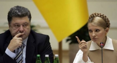Тимошенко требует от Порошенко забрать свои слова обратно