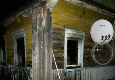 В Житомирской области в пожаре сгорели двое детей