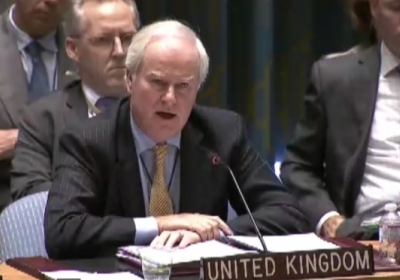 Россия должна остановить потоки оружия на территорию Украины, - представитель Великобритании в ООН