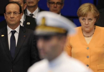 Франсуа Олланд, Ангела Меркель. Фото: ЕРА