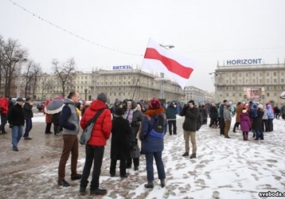 Протести в Мінську. Фото: svaboda.org