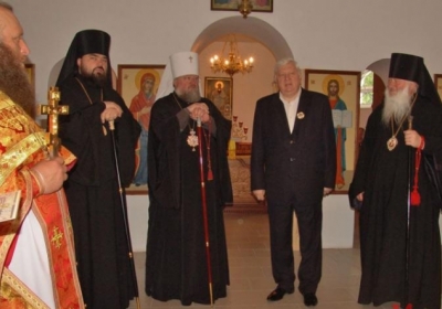 Пшонка открыл в Генпрокуратуре церковь Московского патриархата