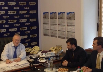 Ватажок терористів Пушилін поїхав в Росію на зустріч з Жириновським