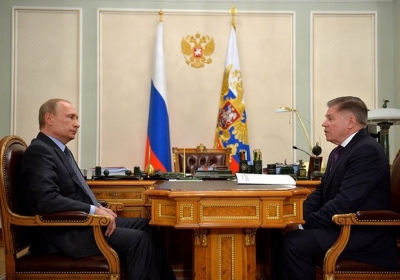 Владимир Путин, Вячеслав Лебедев. Фото: kremlin.ru