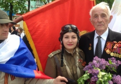 Луганська стриптизерка 9 травня одягла форму радянської льотчиці