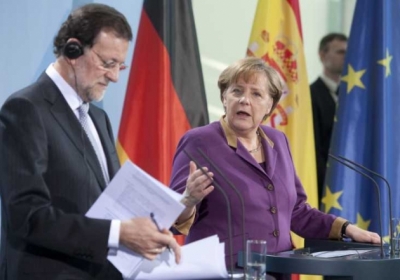 Маріано Рахой та Ангела Меркель Фото: EPA