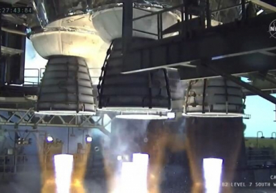 NASA протестировала двигатели ракеты, которая должна доставить астронавтов на Луну