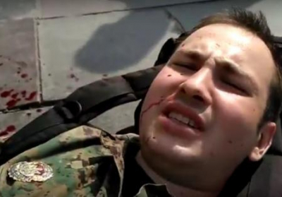 Полиция нашла сепаратиста, который порезал добробатовца Регора в Киеве в прошлом году, - ВИДЕО