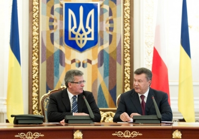 Броніслав Коморовський, Віктор Янукович. Фото: president.gov.ua