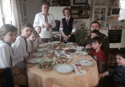 Семенченко с детьми праздновал Пасху во Львове с семьей Садового, - фото