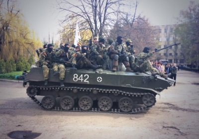 Краматорские экстремисты захватили украинскую военную технику