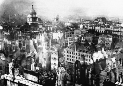 Лондон після бомбардування. Фото: sfw.so