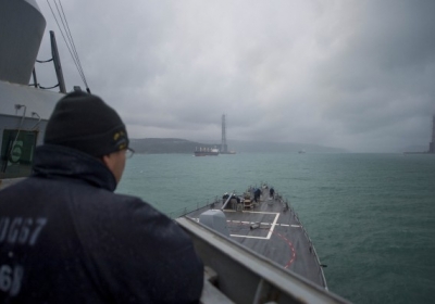 В Черное море вошел американский ракетный корабль, - фото