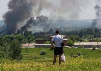 Активна фаза АТО у Слов'янську: українська артилерія обстріляла захоплені будівлі