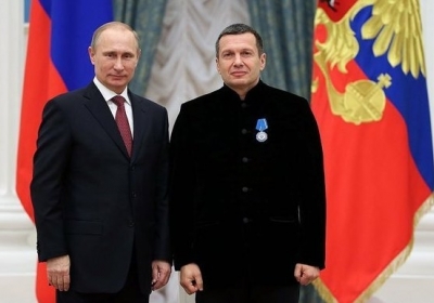 Владимир Путин и Владимир Соловьев. Фото: kp.ru