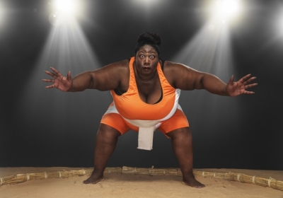 Найтяжча жінка-спортсменка британська сумоїстка Шарран Александер (Sharran Alexander), вага 203,21 кг. Фото: Ranald Mackechnie/Guinness World Records