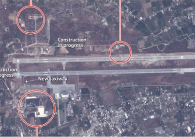 Знімки російської бази у Сирії. Фото: stratfor / printscreen