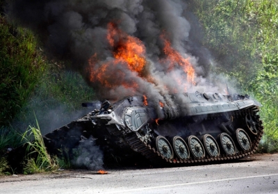 Сили АТО під Маріуполем знищили два танки та мінометний розрахунок бойовиків