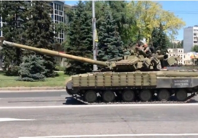 Як виглядає Донецьк після артилерійського обстрілу