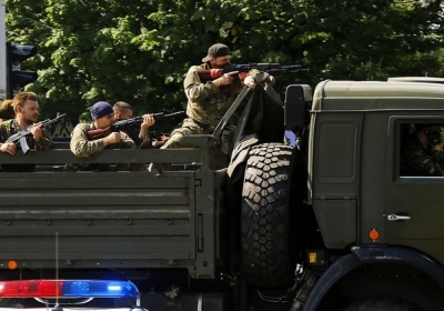 Дві колони військової техніки бойовиків їдуть із Донецька в Луганськ, - очевидець