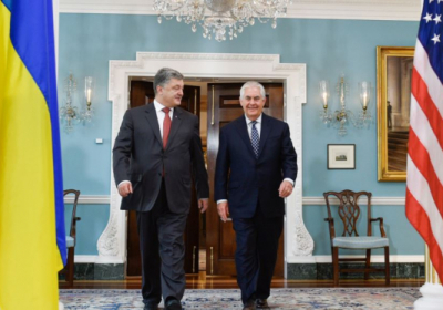 Петр Порошенко и Рэкс Тиллерсон. Фото: White House