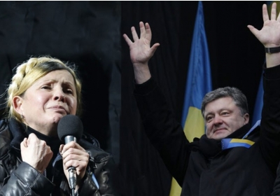 Юлія Тимошенко, Петро Порошенко. Колаж: Reuters/УНІАН