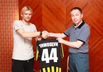 Тимощук вирішив продовжити кар’єру в Казахстані