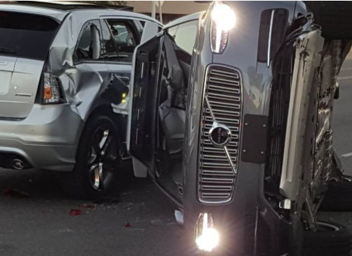 Uber призупинив випробування безпілотних авто після аварії в Аризоні