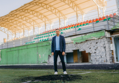 Андрій Шевченко збирає кошти на відбудову стадіону в Ірпені
