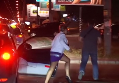 Киевская милиция борется с проституцией на центральных улицах столицы, - видео