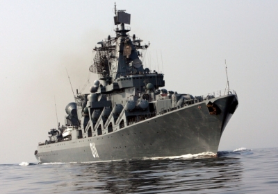 Чотири російські військові кораблі 