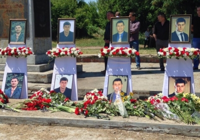 На Донбассе похоронили восьмерых протестантов, которых расстреляли террористы ДНР