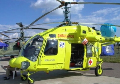 Львівщина передала вертоліт для транспортування поранених у лікарні Дніпропетровщини