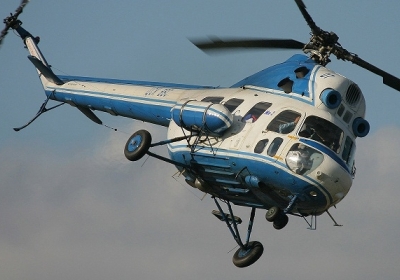В Кременчуге во время учений упал вертолет Ми-2