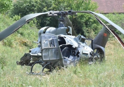 В Черногории разбился военный вертолет