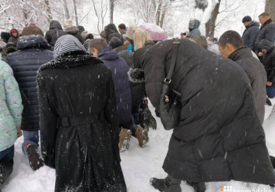 Сторонники УПЦ МП вышли на митинг под Верховной Радой