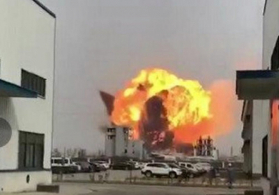 В Китае прогремел мощный взрыв на химзаводе, по меньшей мере 6 человек погибли