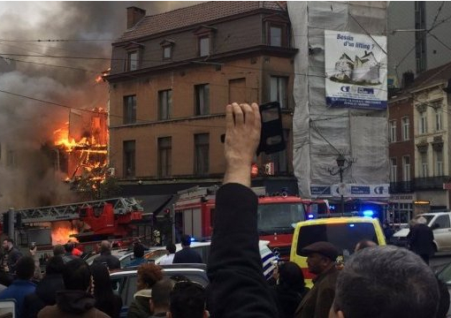 В жилом доме в Брюсселе произошел взрыв