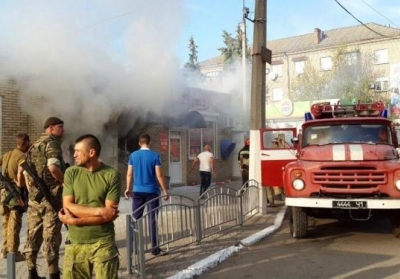 В центре Славянска прогремел взрыв, есть пострадавшие - фото