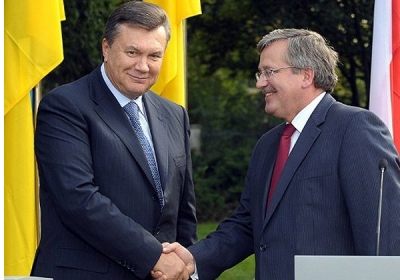 Віктор Янукович, Броніслав Коморовський. Фото: wiadomosci.wp.pl